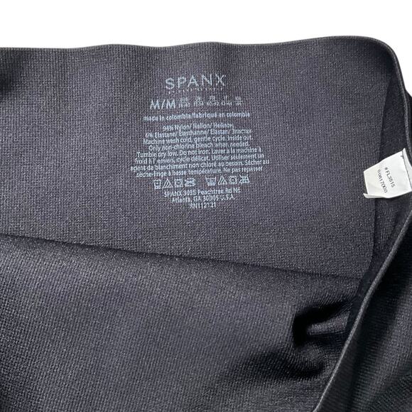 Spanx Look at Me Now Leggings Size Medium NWOT Black High-Waisted Shaping Pants - Picture 4 of 7